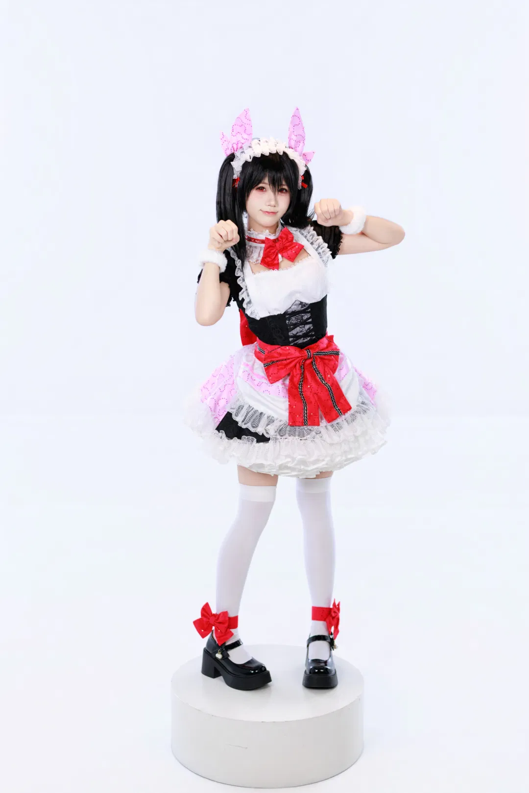【矢泽妮可cos】Lovelive双马尾女仆装的元气日常 - 第 4 张