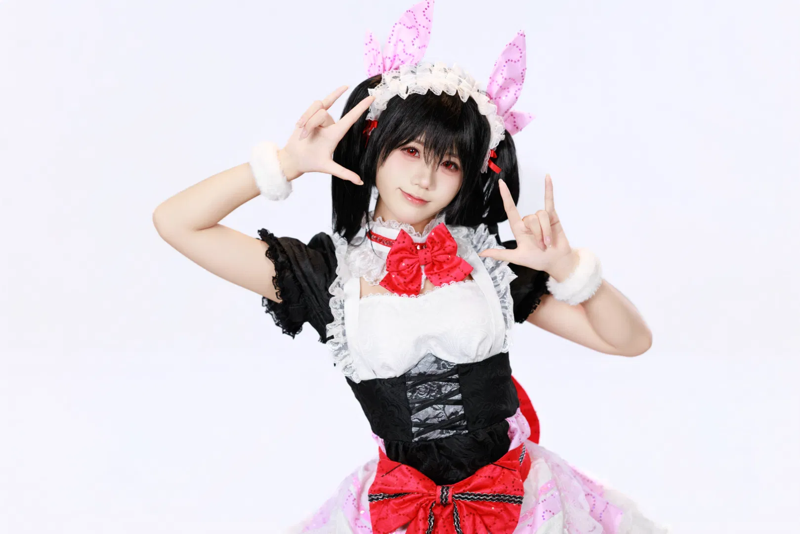 【矢泽妮可cos】Lovelive双马尾女仆装的元气日常 - 第 8 张