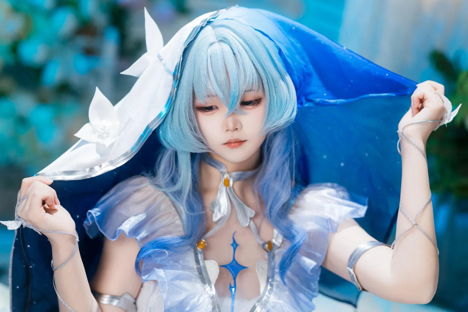 守岸人cos 鳴潮裡的藍色靜謐感 - 第 3 張