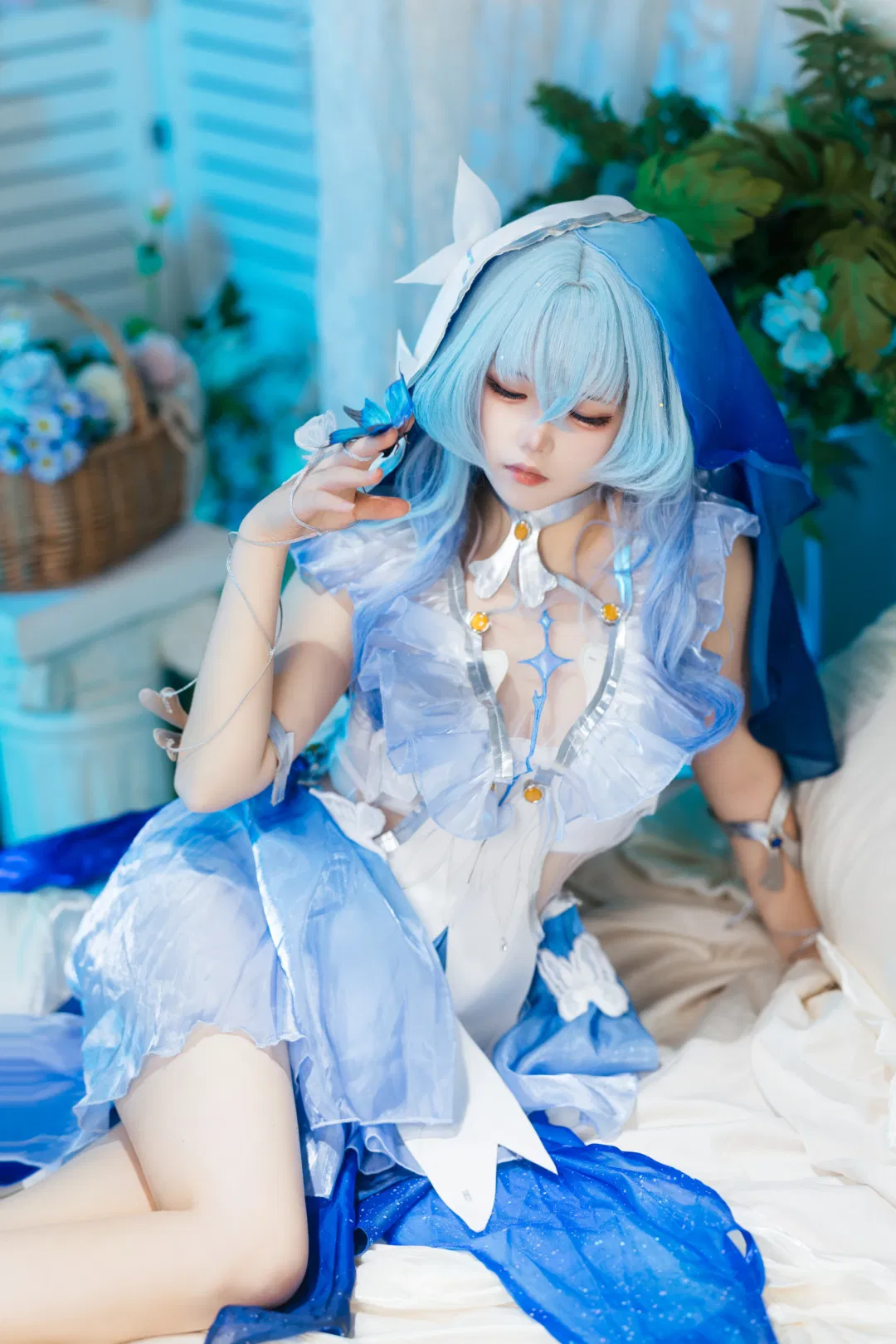 守岸人cos 鳴潮裡的藍色靜謐感 - 第 4 張