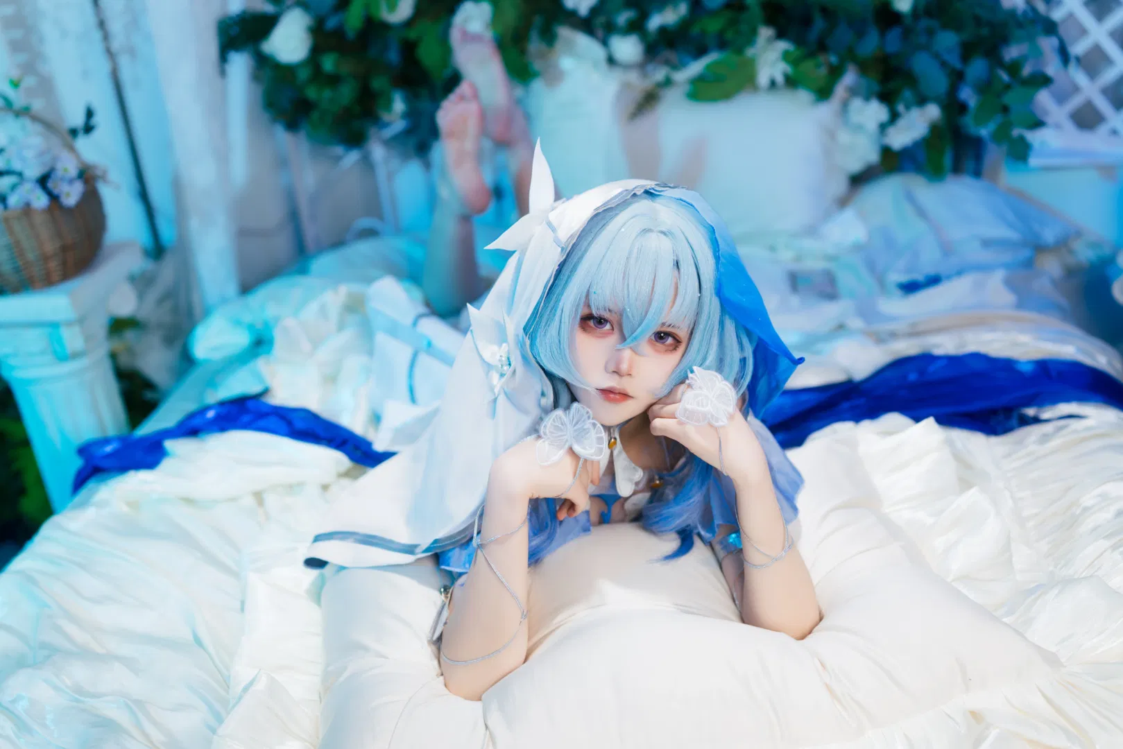 守岸人cos 鳴潮裡的藍色靜謐感 - 第 5 張
