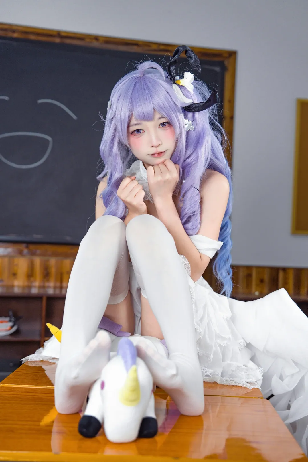 【独角兽cos】碧蓝航线教室里放课后的甜度 - 第 1 张