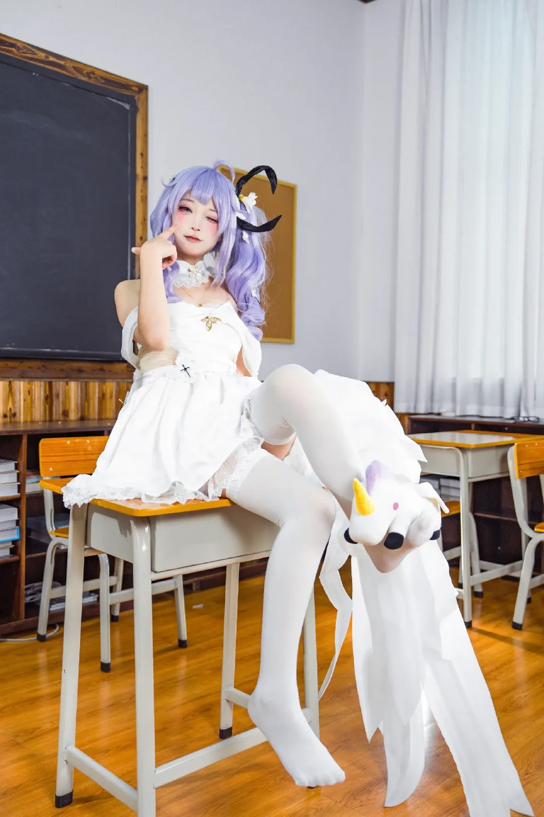 【独角兽cos】碧蓝航线教室里放课后的甜度 - 第 4 张