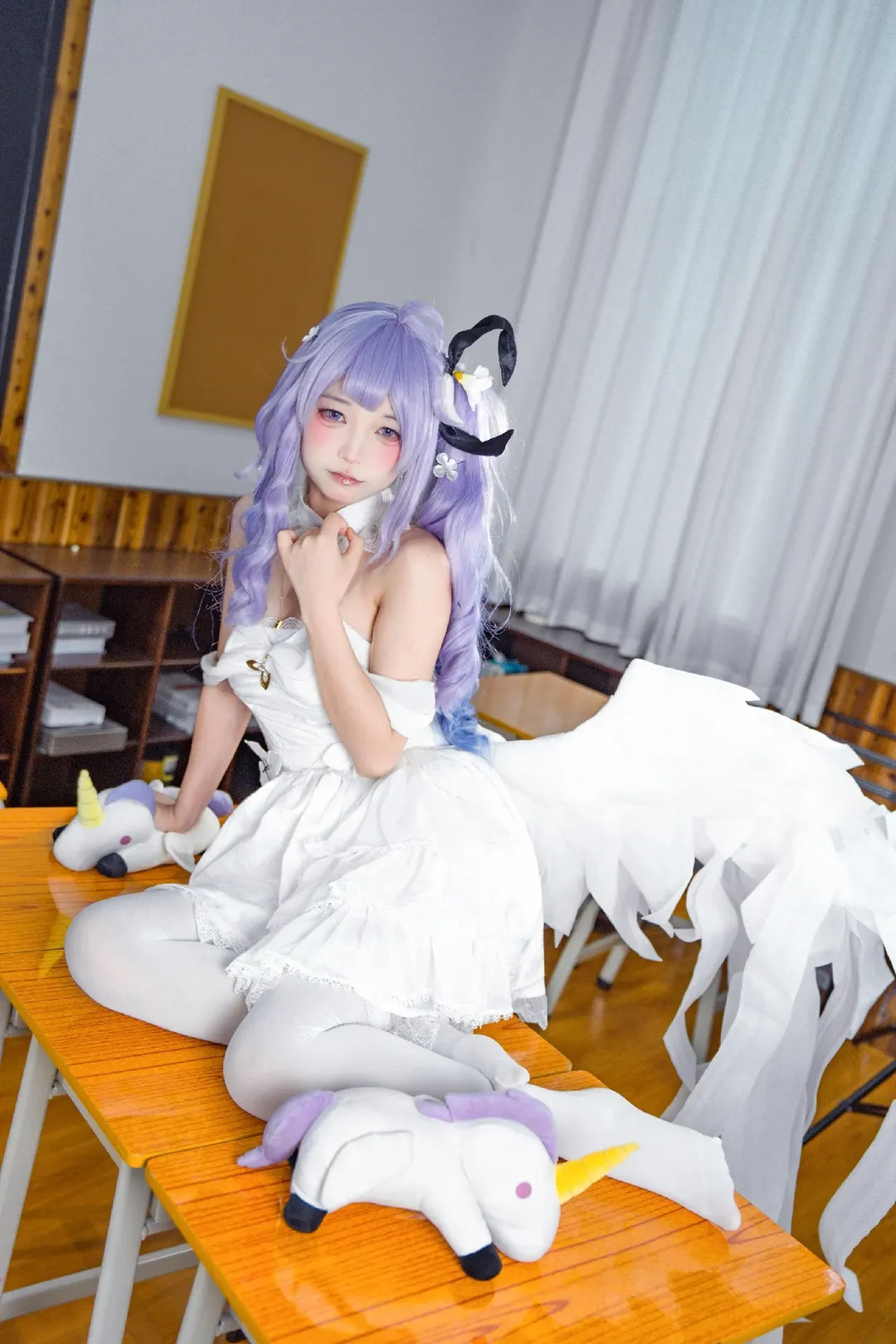 【独角兽cos】碧蓝航线教室里放课后的甜度 - 第 7 张