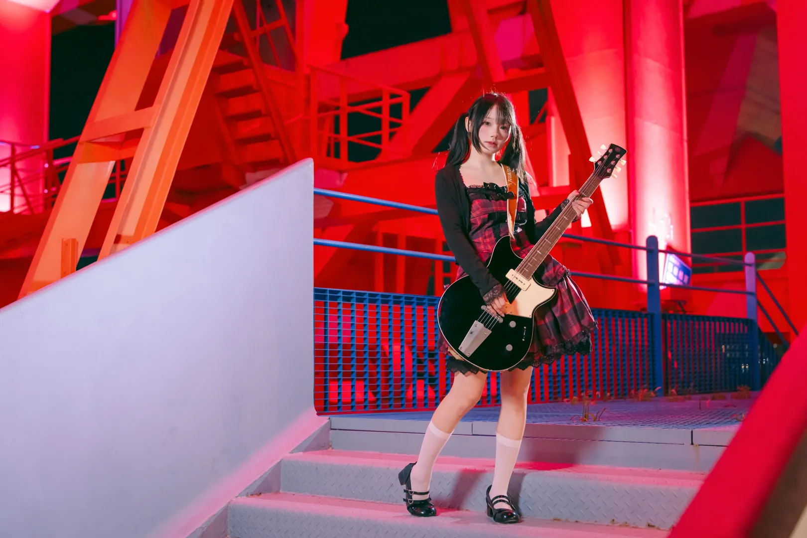 夜色霓虹下的原宿摇滚少女 - 第 11 张