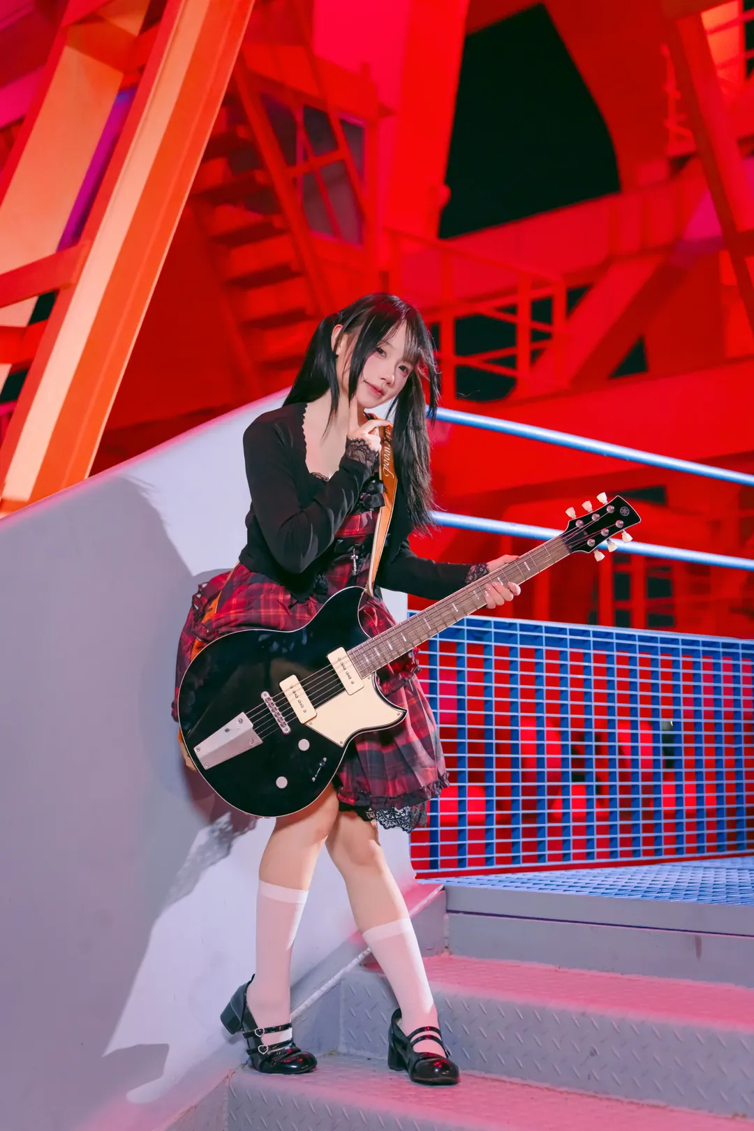 夜色霓虹下的原宿摇滚少女 - 第 5 张