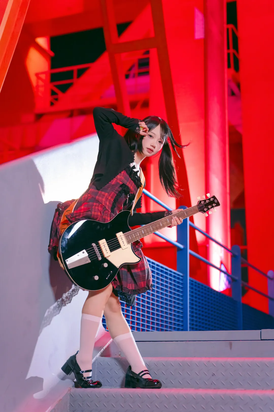 夜色霓虹下的原宿摇滚少女 - 第 6 张