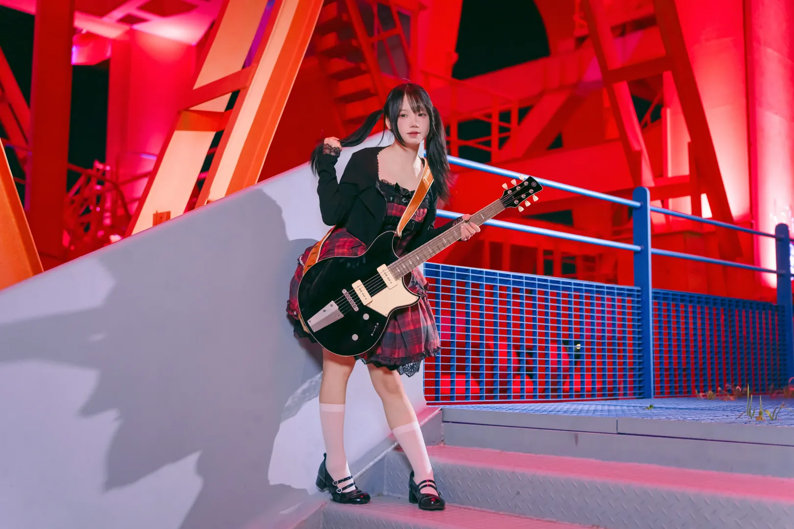 夜色霓虹下的原宿摇滚少女 - 第 9 张