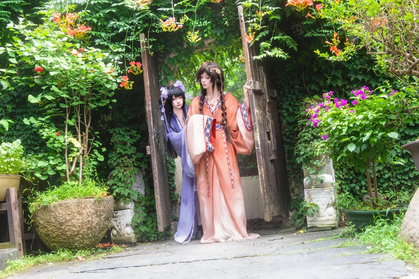 【大乔小乔cos】江东双姝，并蒂莲开 - 第 4 张