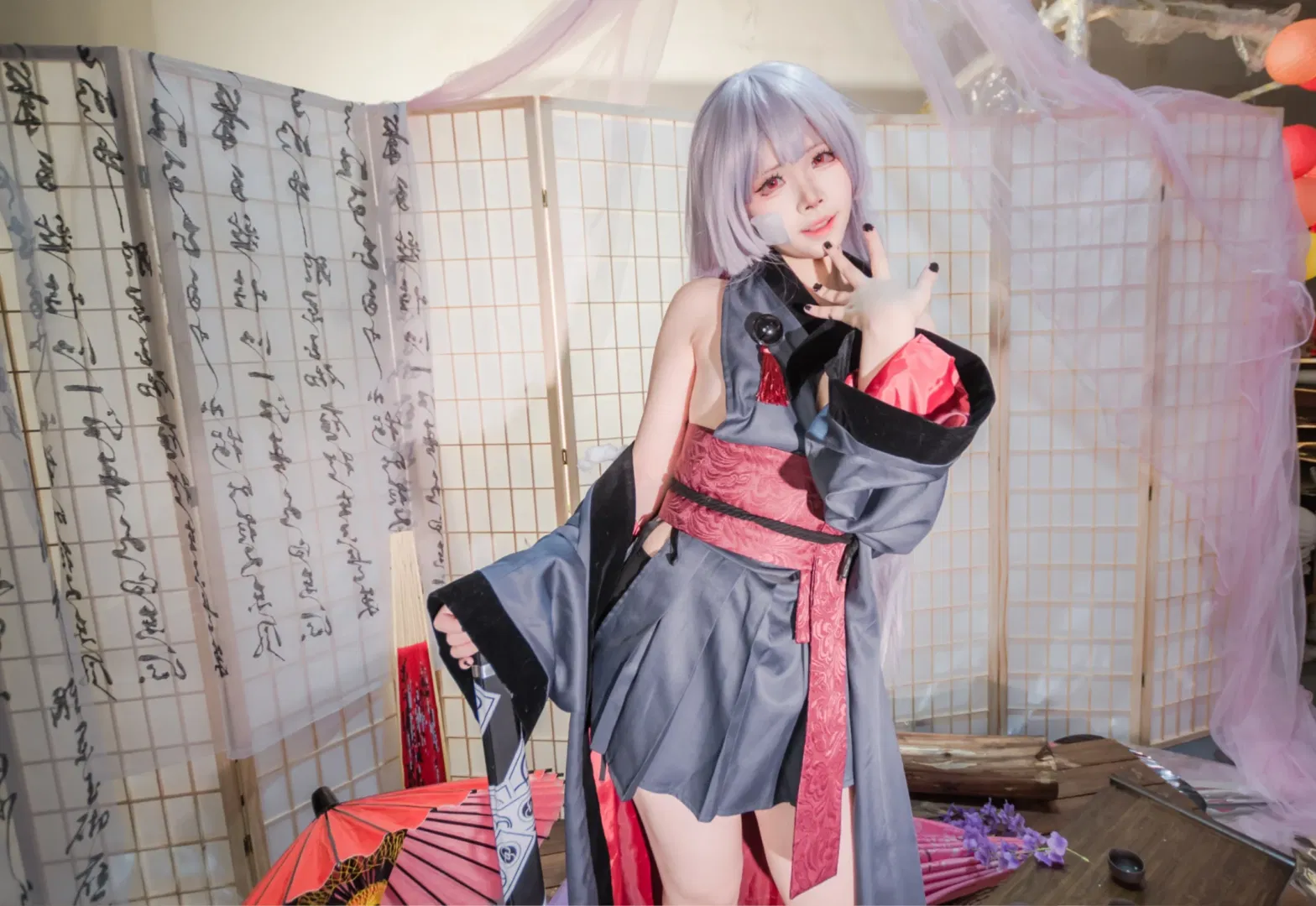【箭吹棕榈cos】蔚蓝档案花鸟风月部的神秘学生 - 第 4 张