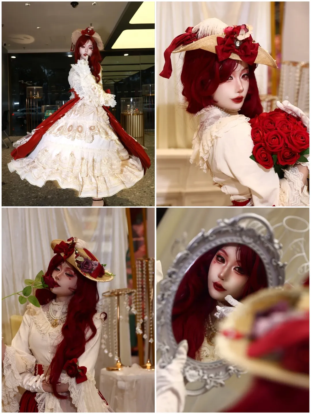 【红桃皇后cos】我在无限游戏里封神，东门银泰伊丽莎白出街 - 第 1 张