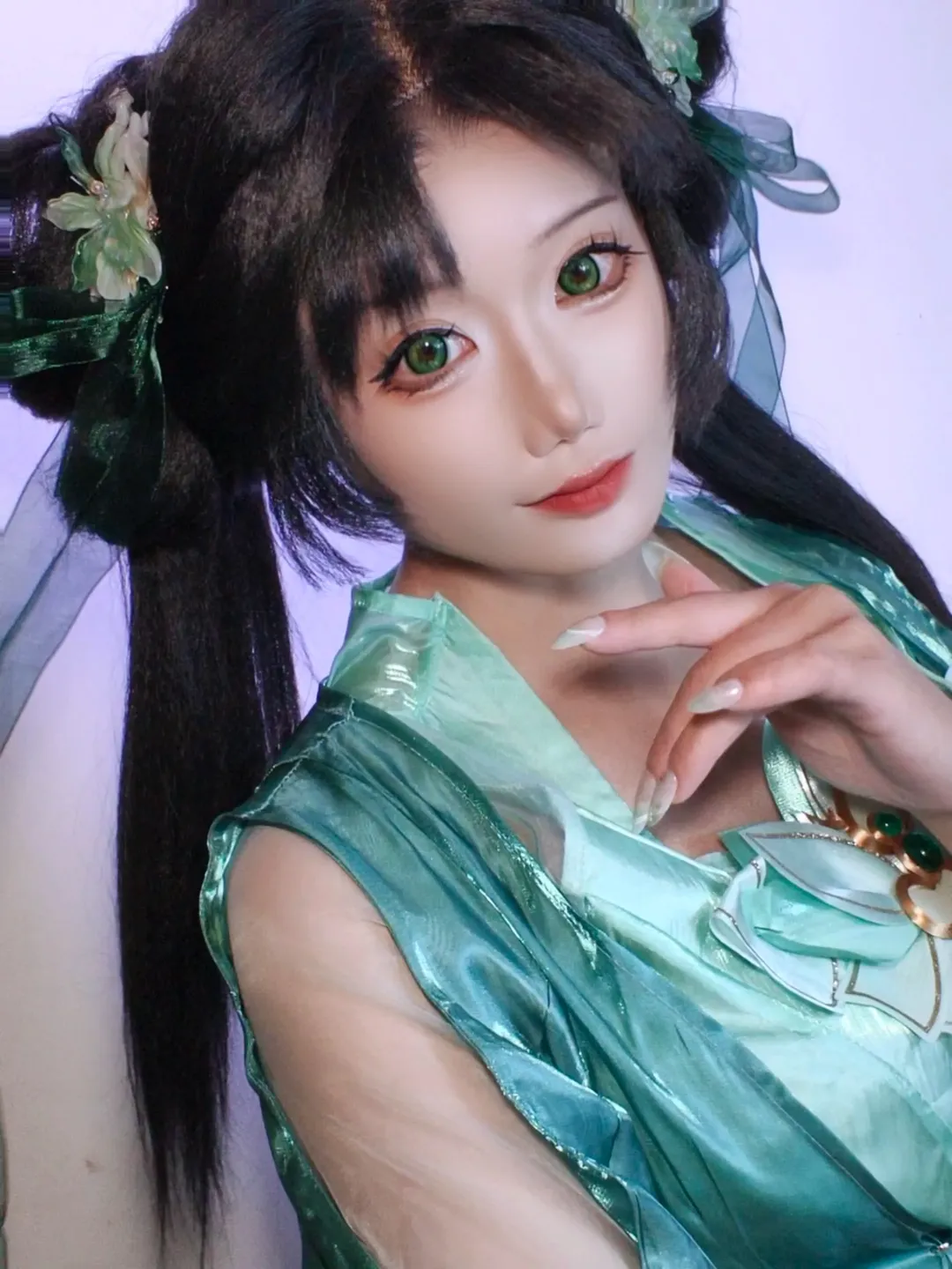【碧瑤cos】誅仙裡的那一抹靈動綠色，古風造型分享 - 第 1 張