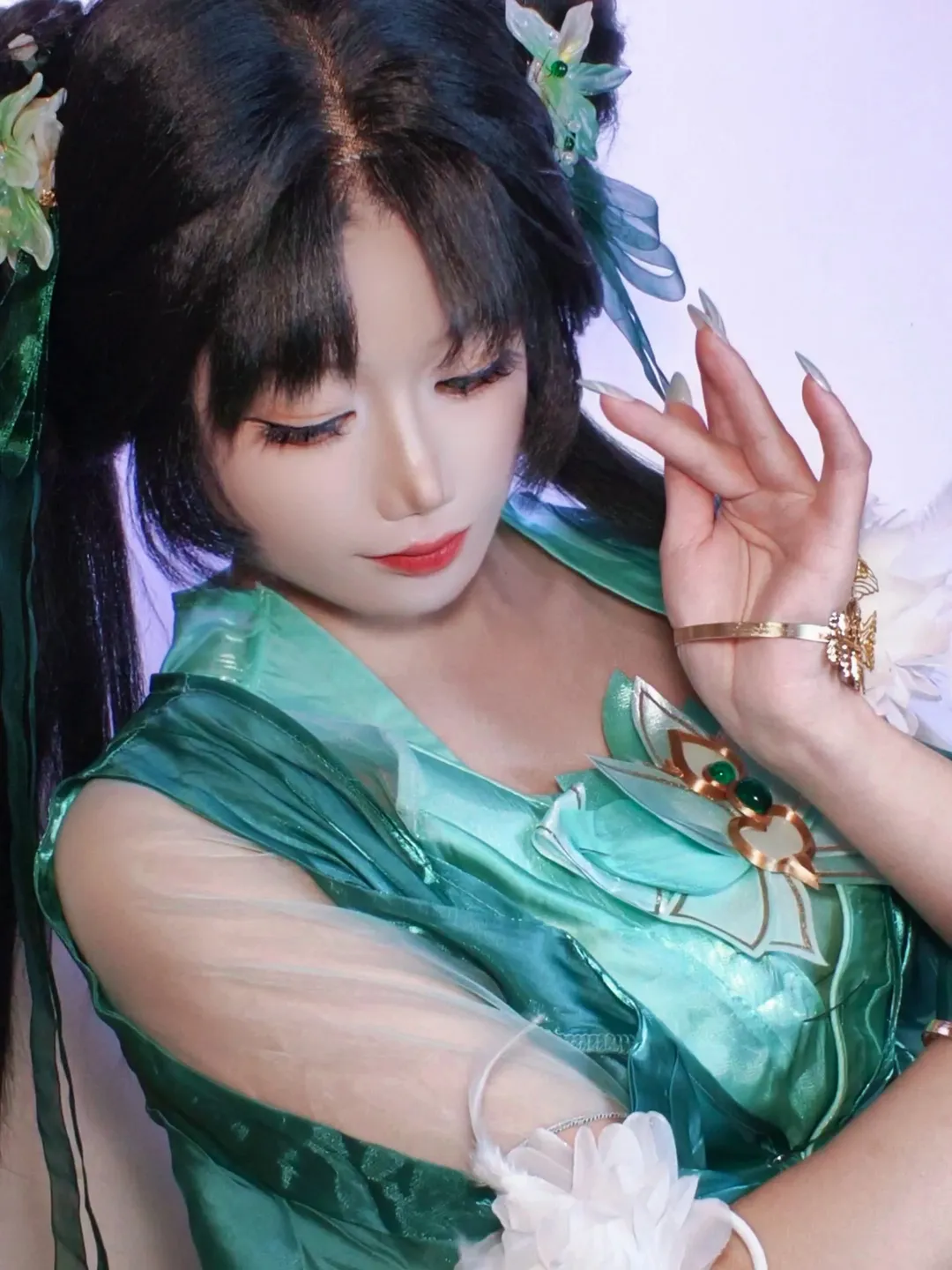 【碧瑤cos】誅仙裡的那一抹靈動綠色，古風造型分享 - 第 2 張