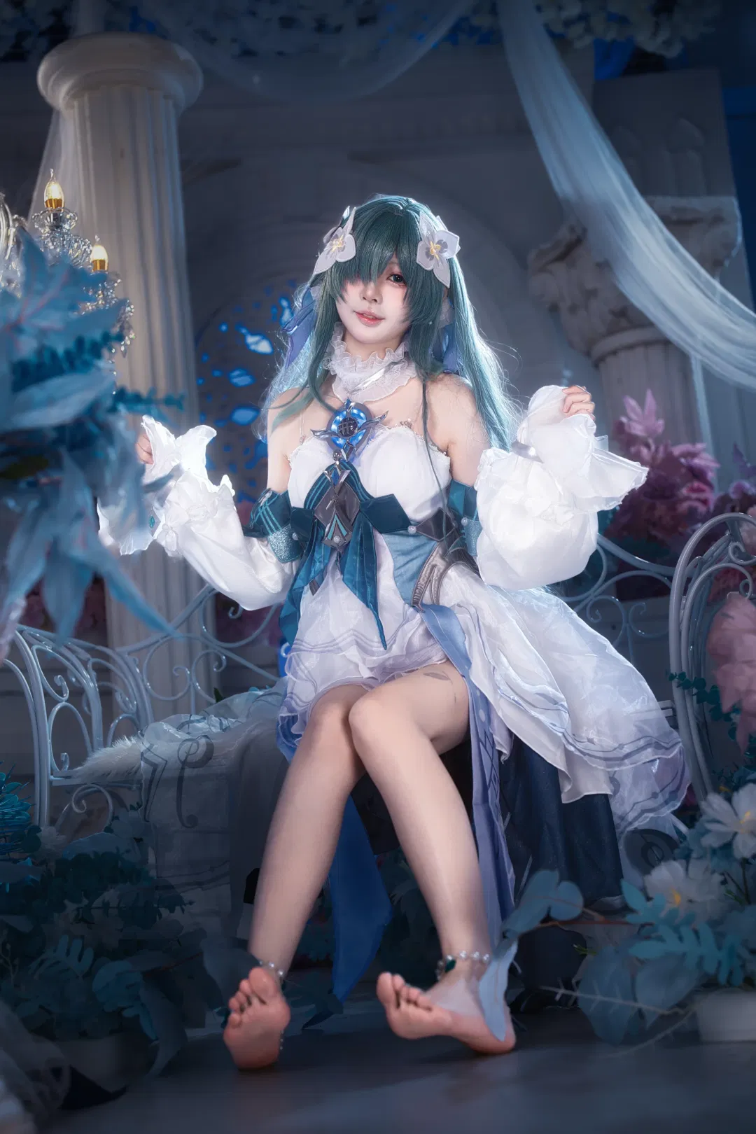原神沃雅妮莎cos，海底与天空的交界舞台 - 第 1 张