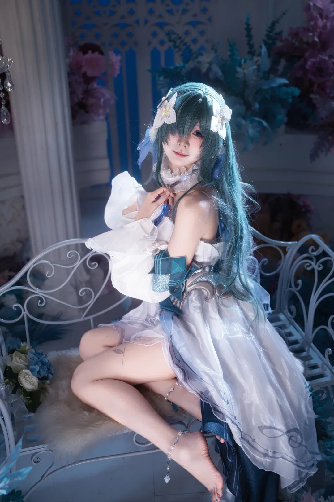 原神沃雅妮莎cos，海底与天空的交界舞台 - 第 2 张