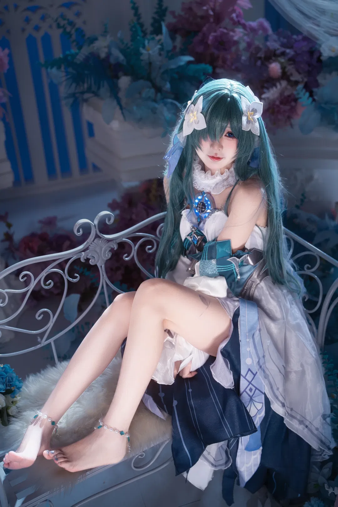 原神沃雅妮莎cos，海底与天空的交界舞台 - 第 4 张