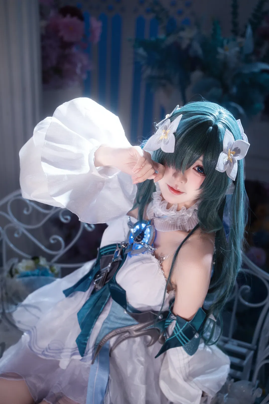 原神沃雅妮莎cos，海底与天空的交界舞台 - 第 6 张