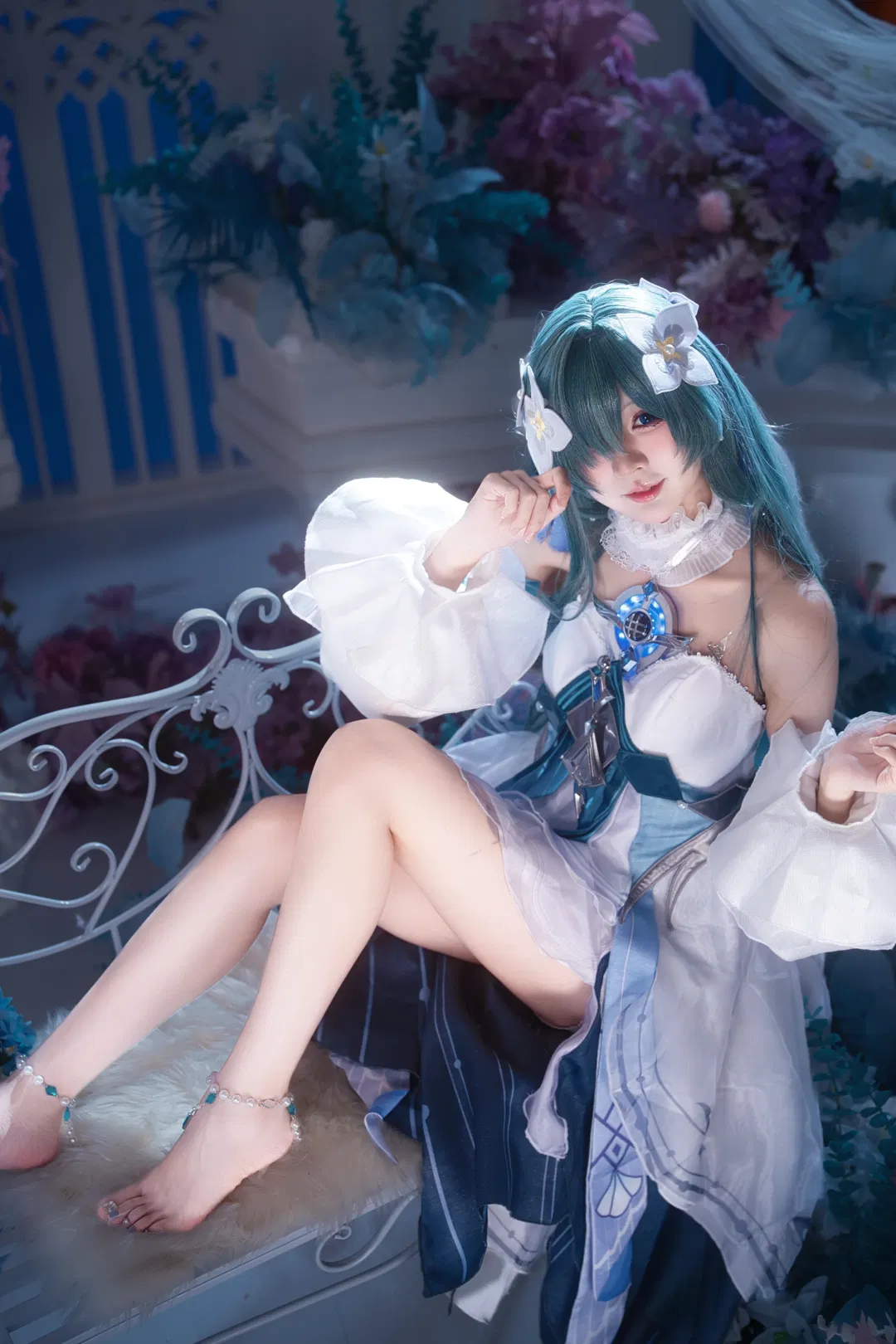 原神沃雅妮莎cos，海底与天空的交界舞台 - 第 8 张