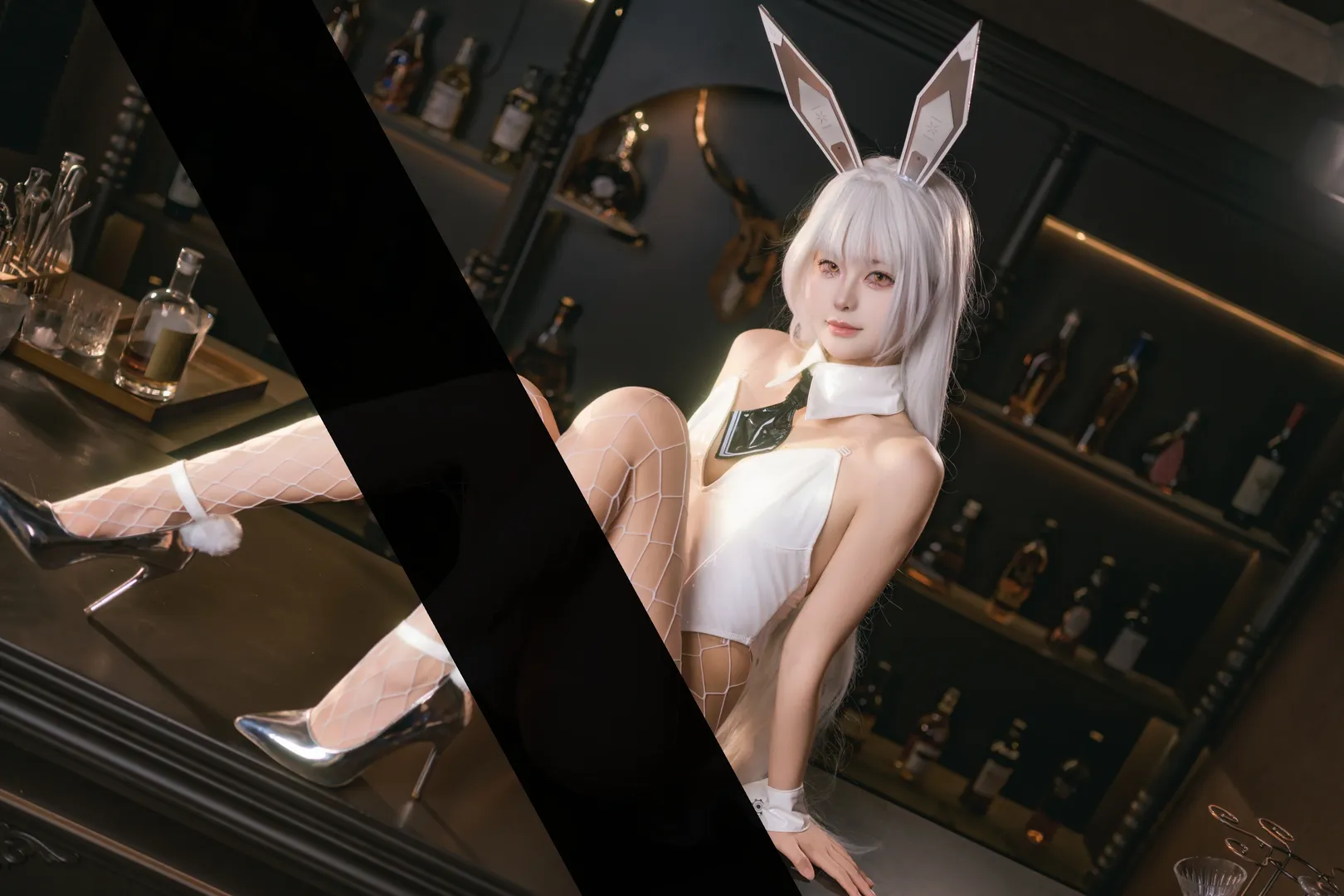 【布蘭爾cos】勝利女神兔女郎造型，酒吧裡的微醺特工 - 第 6 張