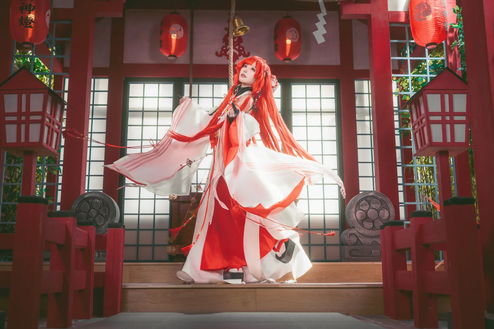 【绘梨衣cos】龙族少女的红白和风物语 - 第 4 张