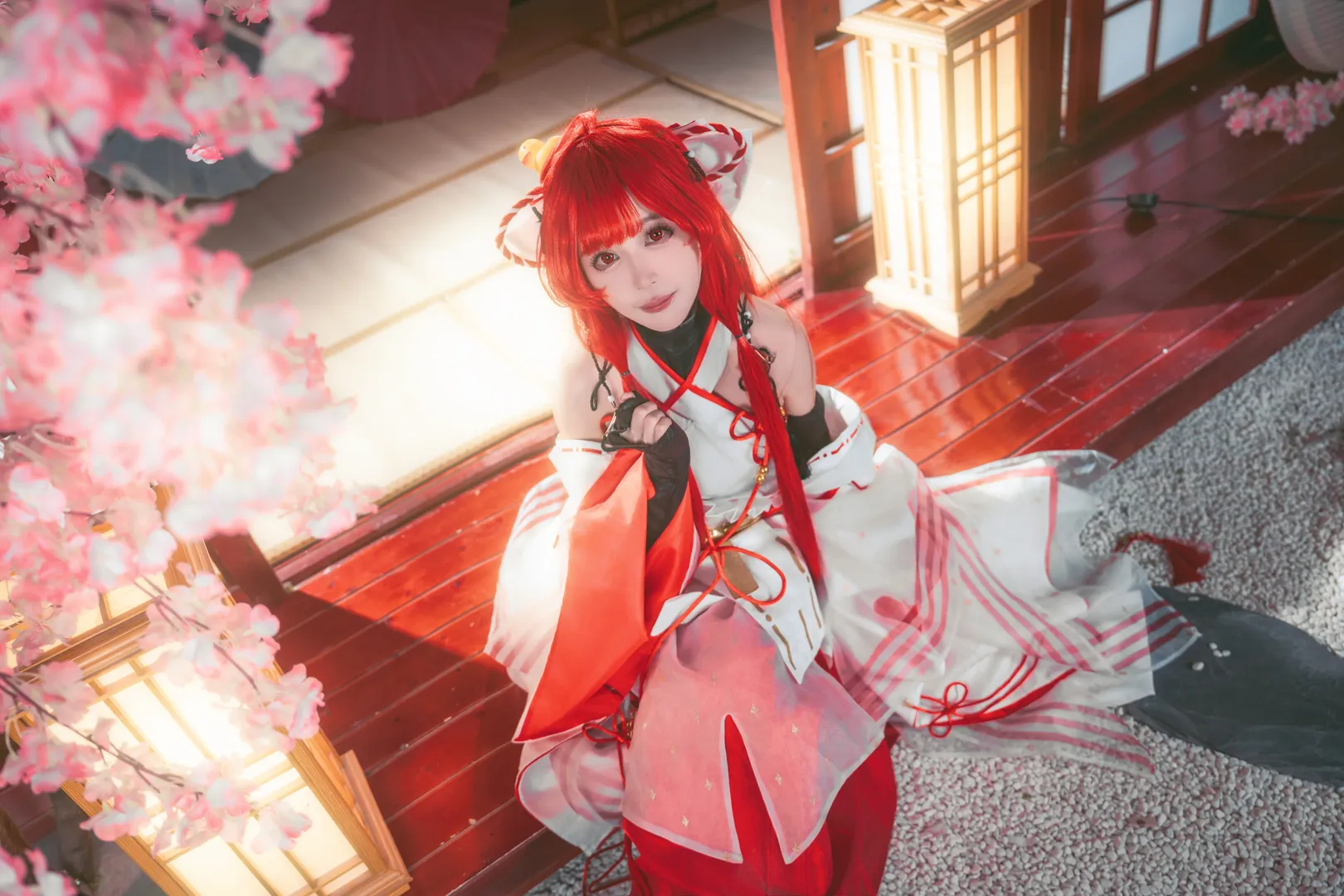 【绘梨衣cos】龙族少女的红白和风物语 - 第 6 张
