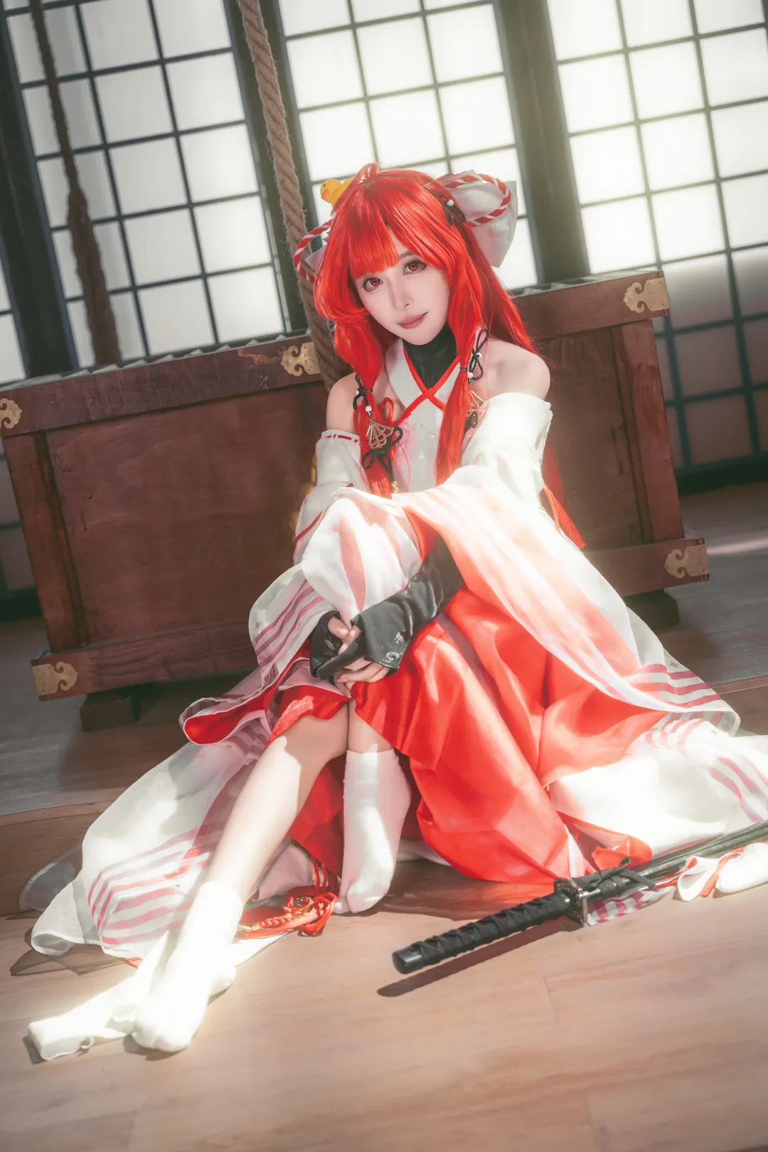 【绘梨衣cos】龙族少女的红白和风物语 - 第 7 张