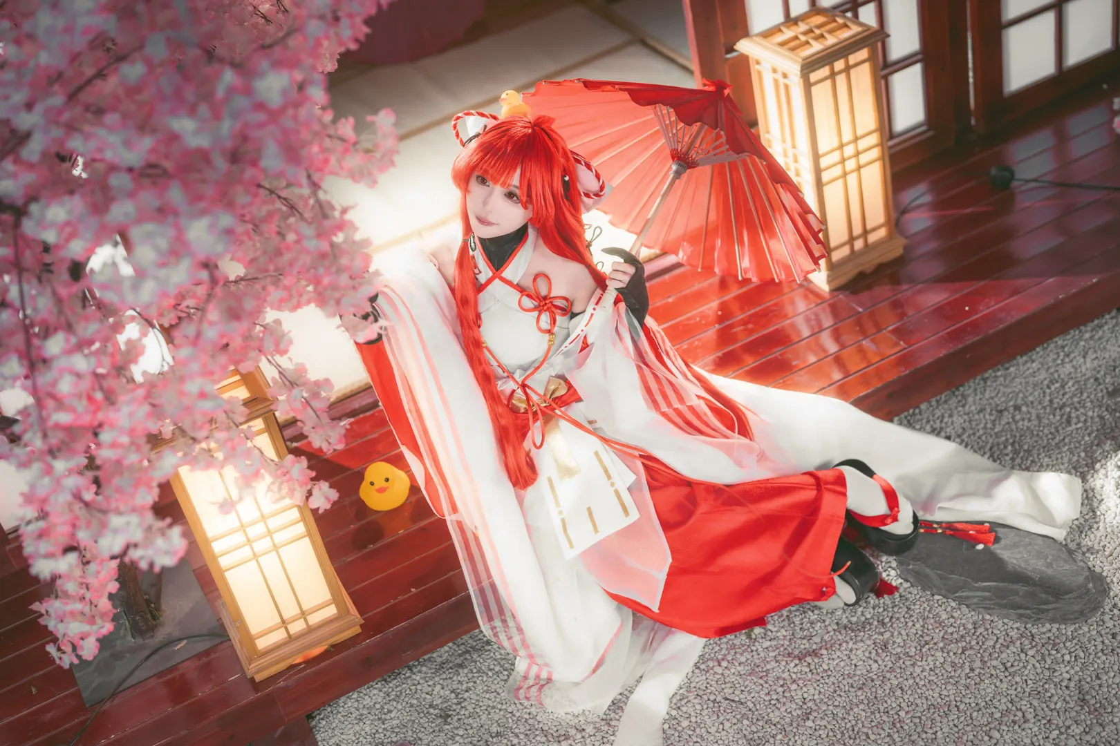 【绘梨衣cos】龙族少女的红白和风物语 - 第 9 张