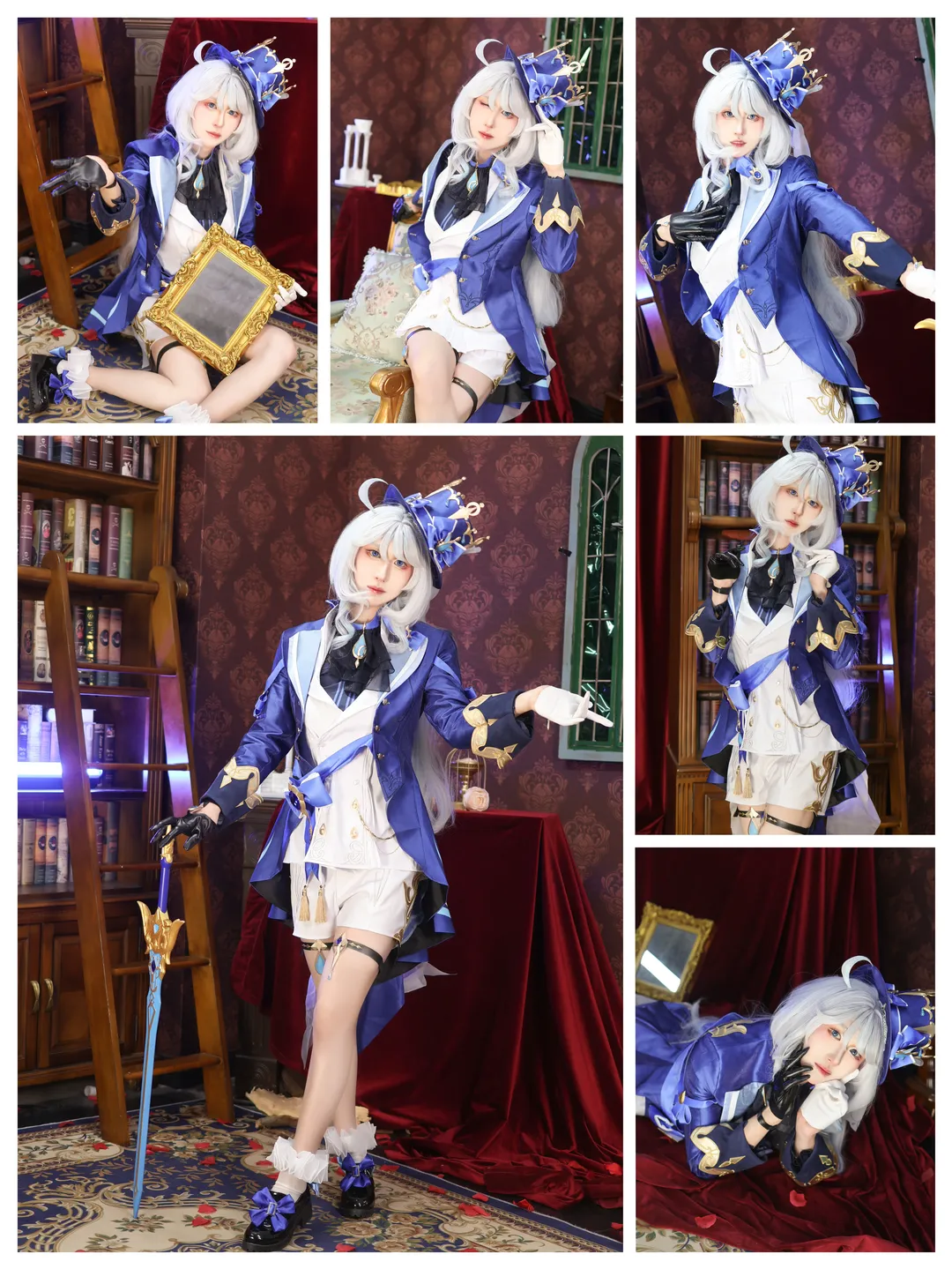 【芙宁娜cos】男孩子的芙宁娜正片，所有人，都听我指挥 - 第 1 张
