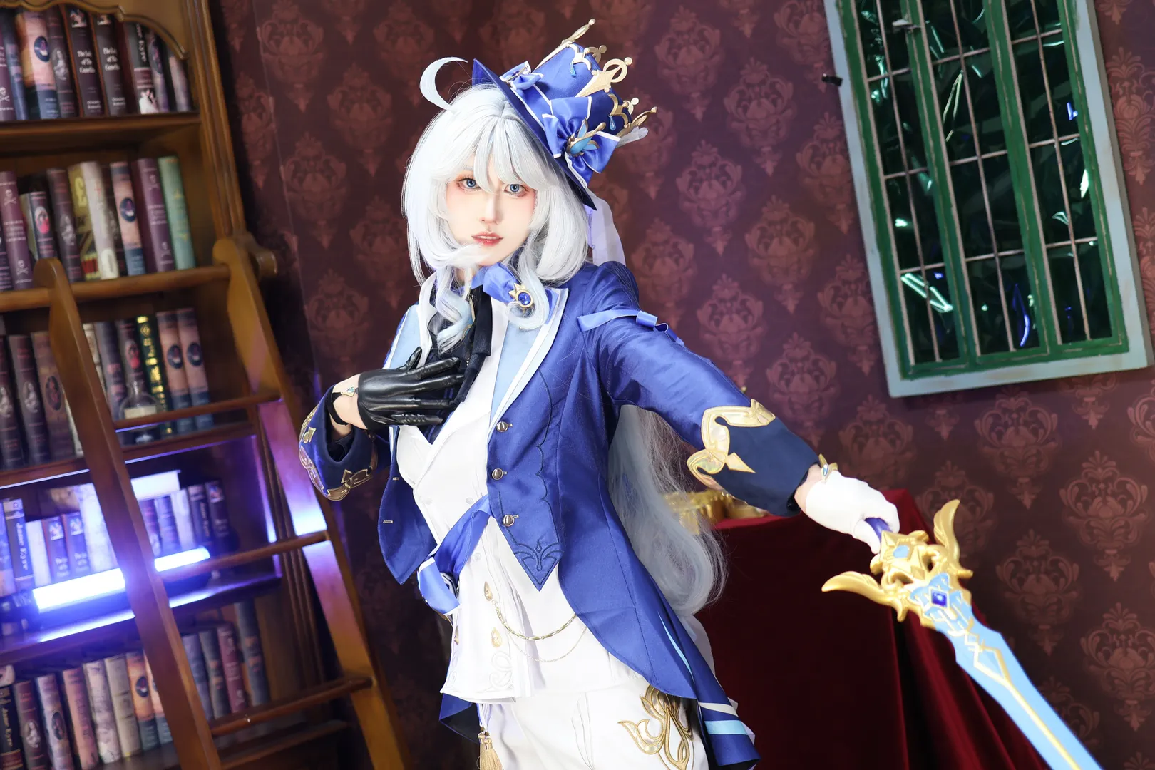 【芙宁娜cos】男孩子的芙宁娜正片，所有人，都听我指挥 - 第 2 张