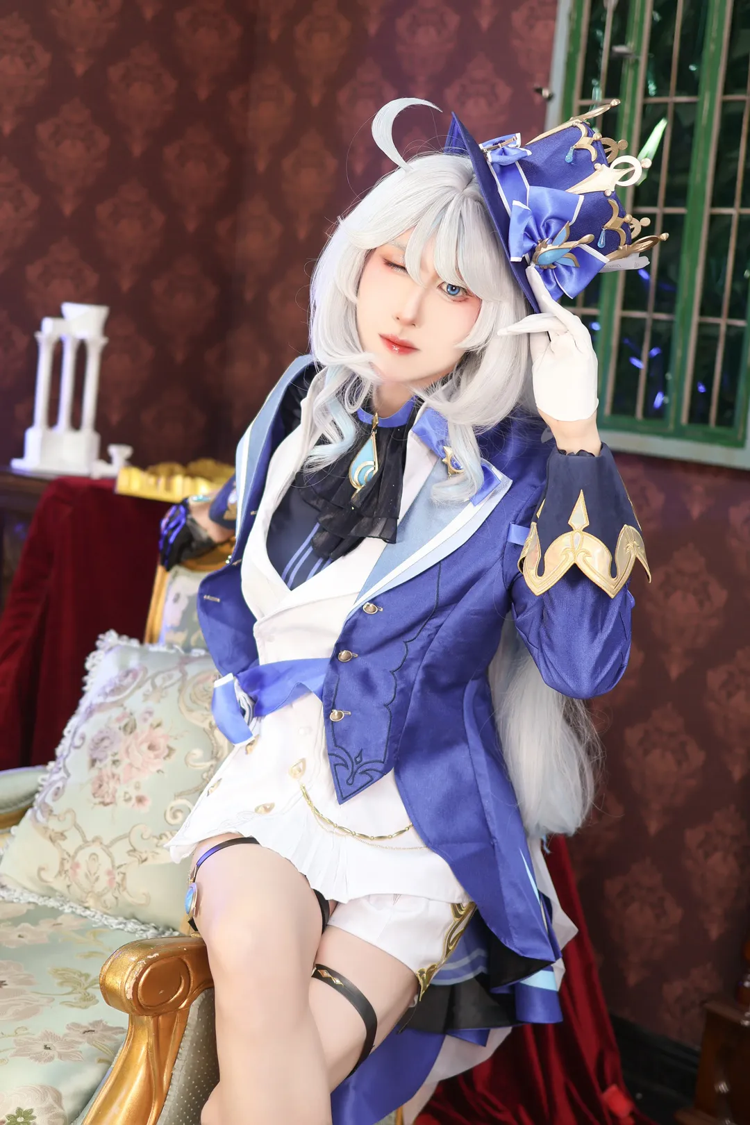 【芙宁娜cos】男孩子的芙宁娜正片，所有人，都听我指挥 - 第 4 张
