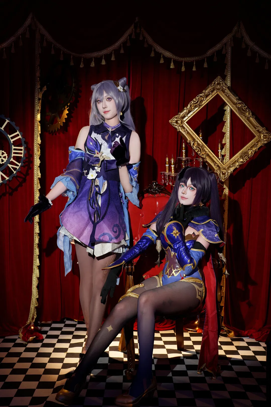 【原神cos】刻晴莫娜七七常駐三姐妹集結