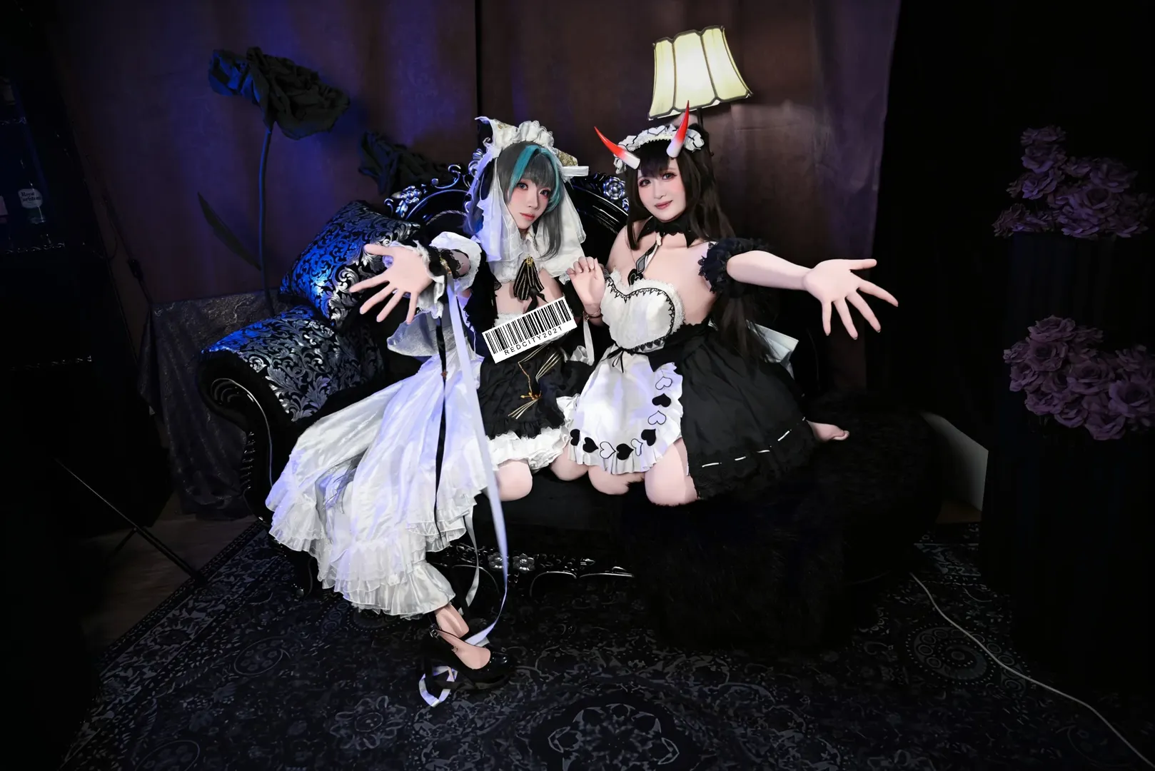 【碧藍航線柴郡cos】和能代一起的酒吧雙人女僕之夜 - 第 9 張