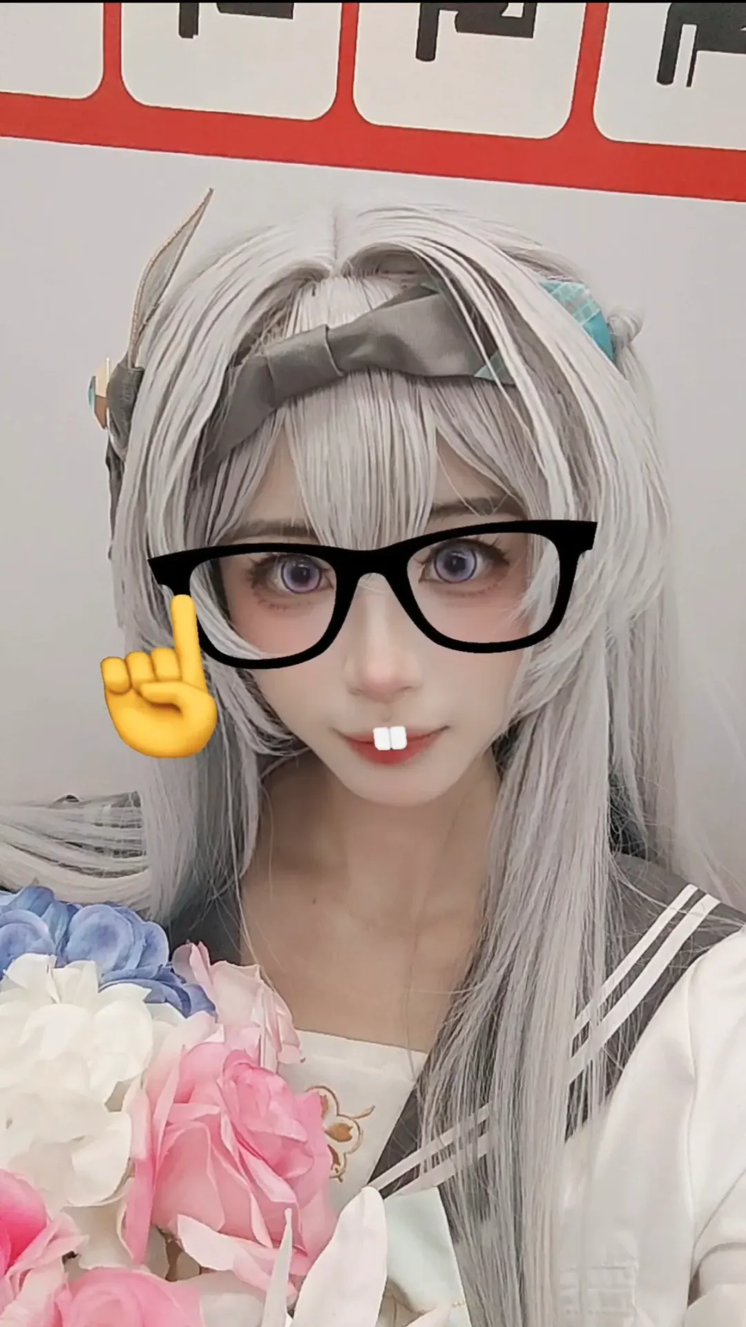 【流螢cos】崩壞星穹鐵道，七夕節的銀髮水手服少女 - 第 1 張