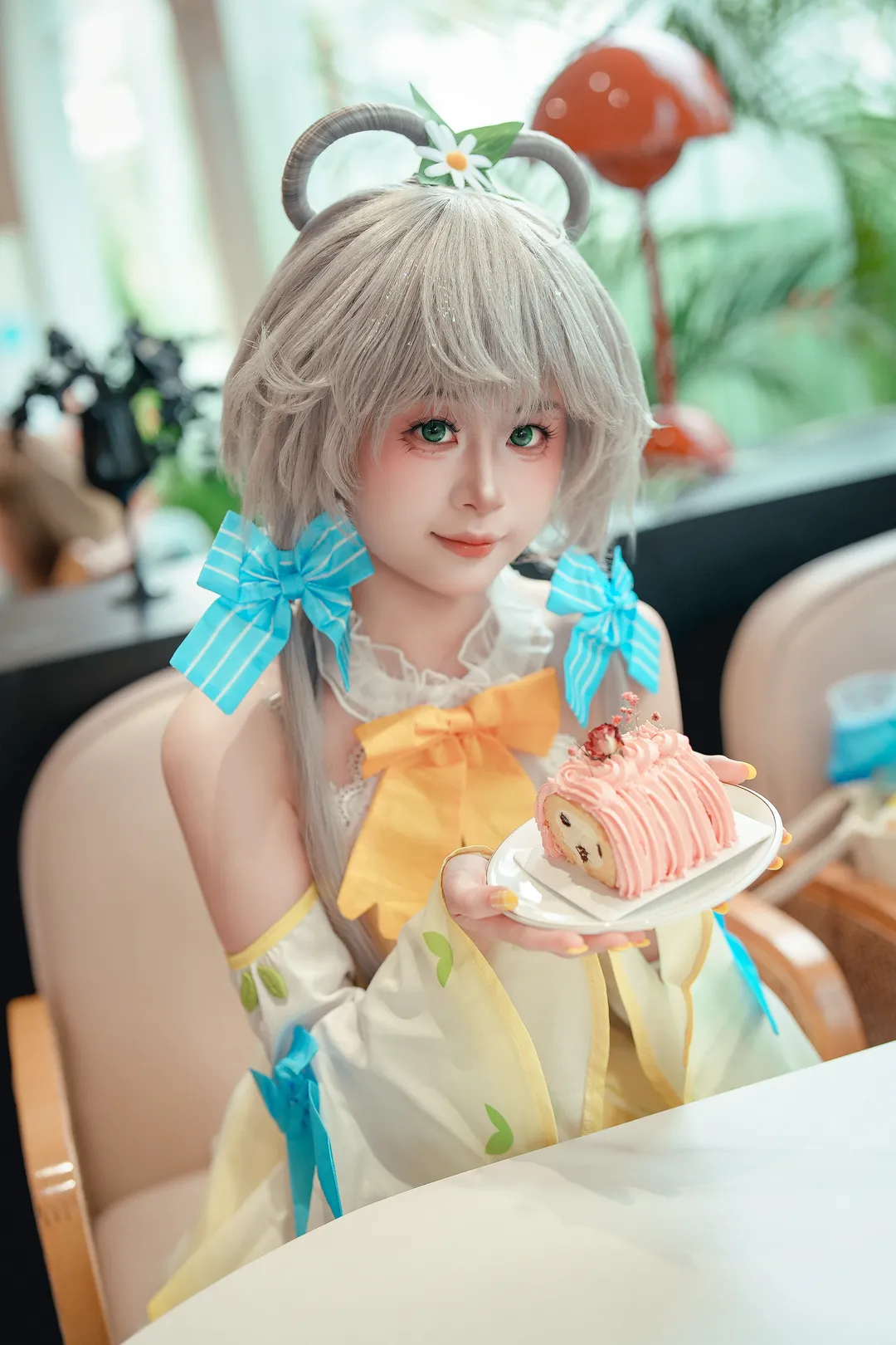 【洛天依小檸檬cos】風鈴輕響，定格盛夏的清爽時刻 - 第 6 張