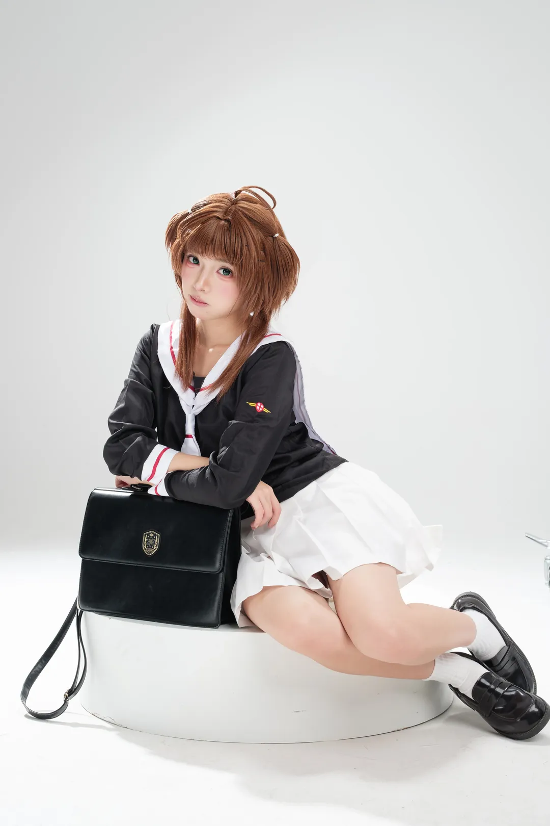 【小樱cos】白棚光影里的JK制服拍摄记录 - 第 3 张