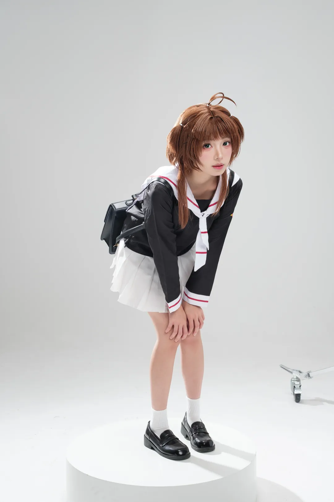 【小樱cos】白棚光影里的JK制服拍摄记录 - 第 7 张