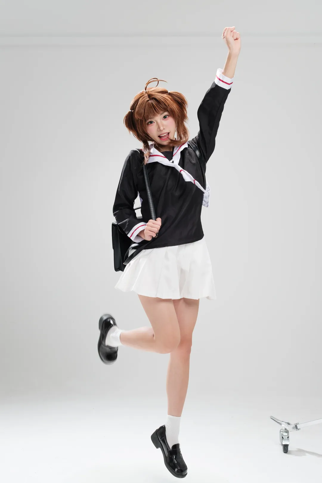 【小樱cos】白棚光影里的JK制服拍摄记录 - 第 9 张