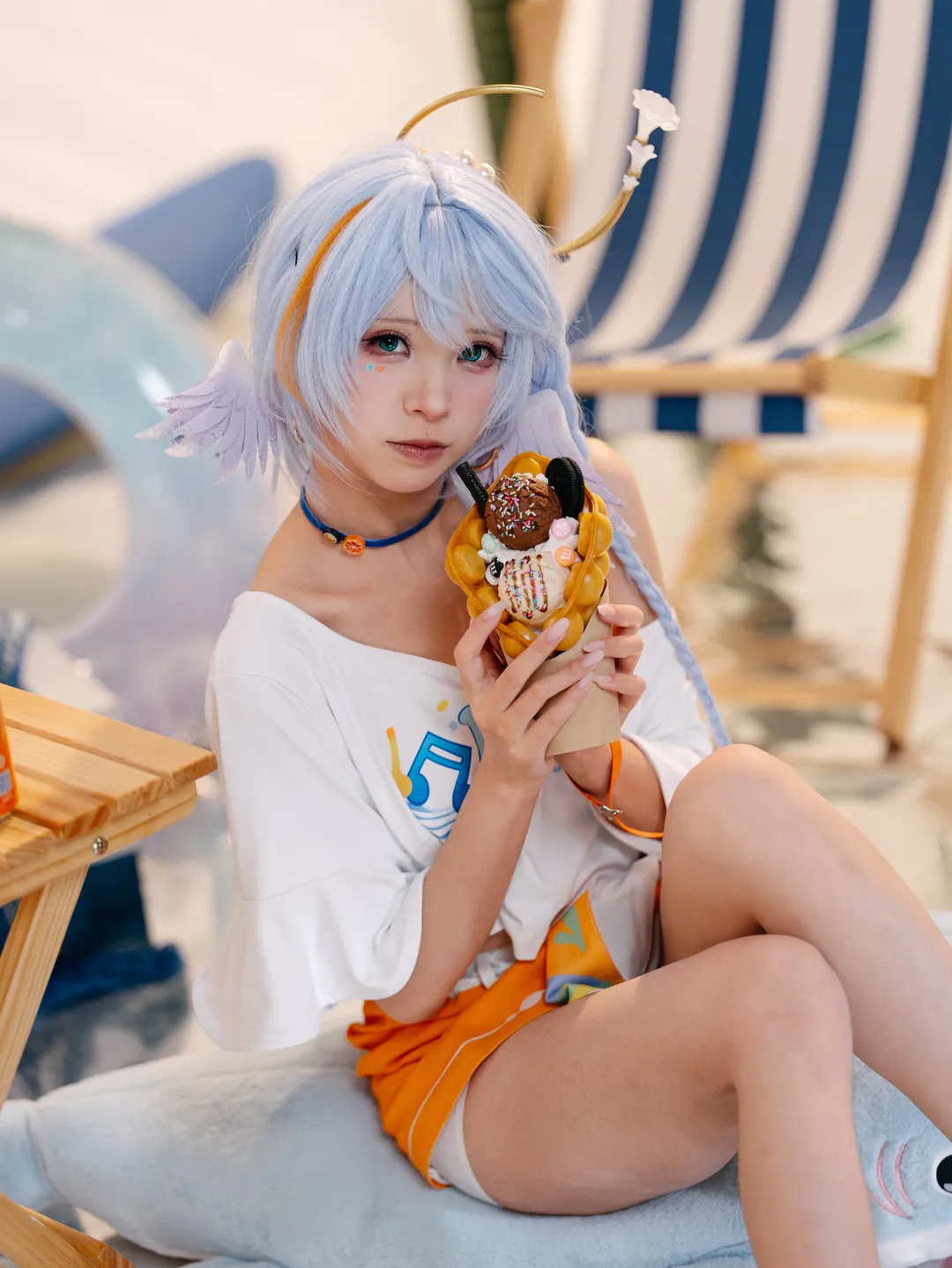 【知更鳥cos】星穹鐵道夏日泳裝棚拍記錄 - 第 11 張