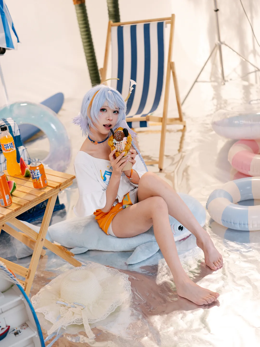 【知更鳥cos】星穹鐵道夏日泳裝棚拍記錄 - 第 13 張