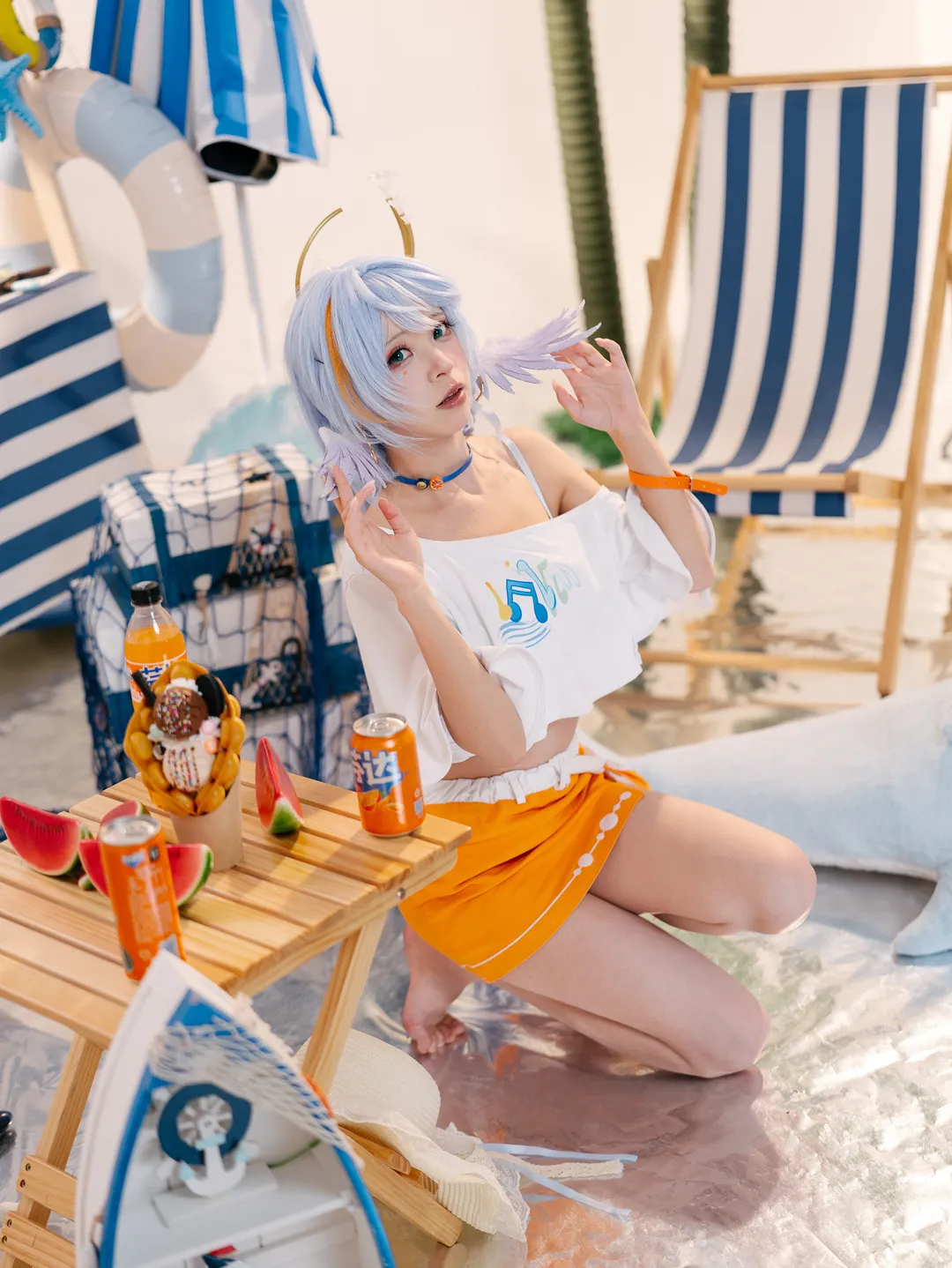 【知更鳥cos】星穹鐵道夏日泳裝棚拍記錄 - 第 16 張