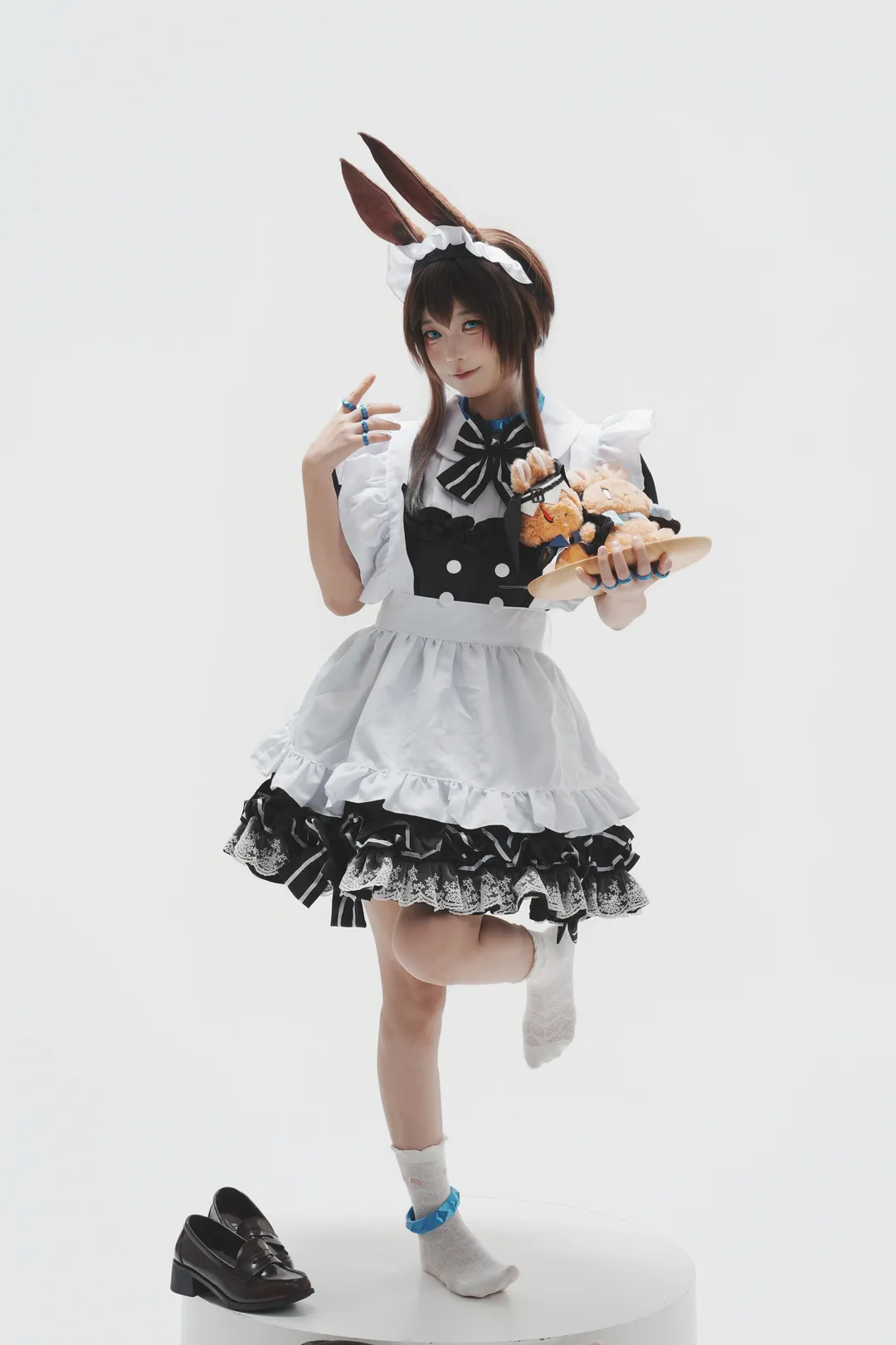 【阿米婭cos】山山兔女僕，白棚直出的快樂 - 第 12 張