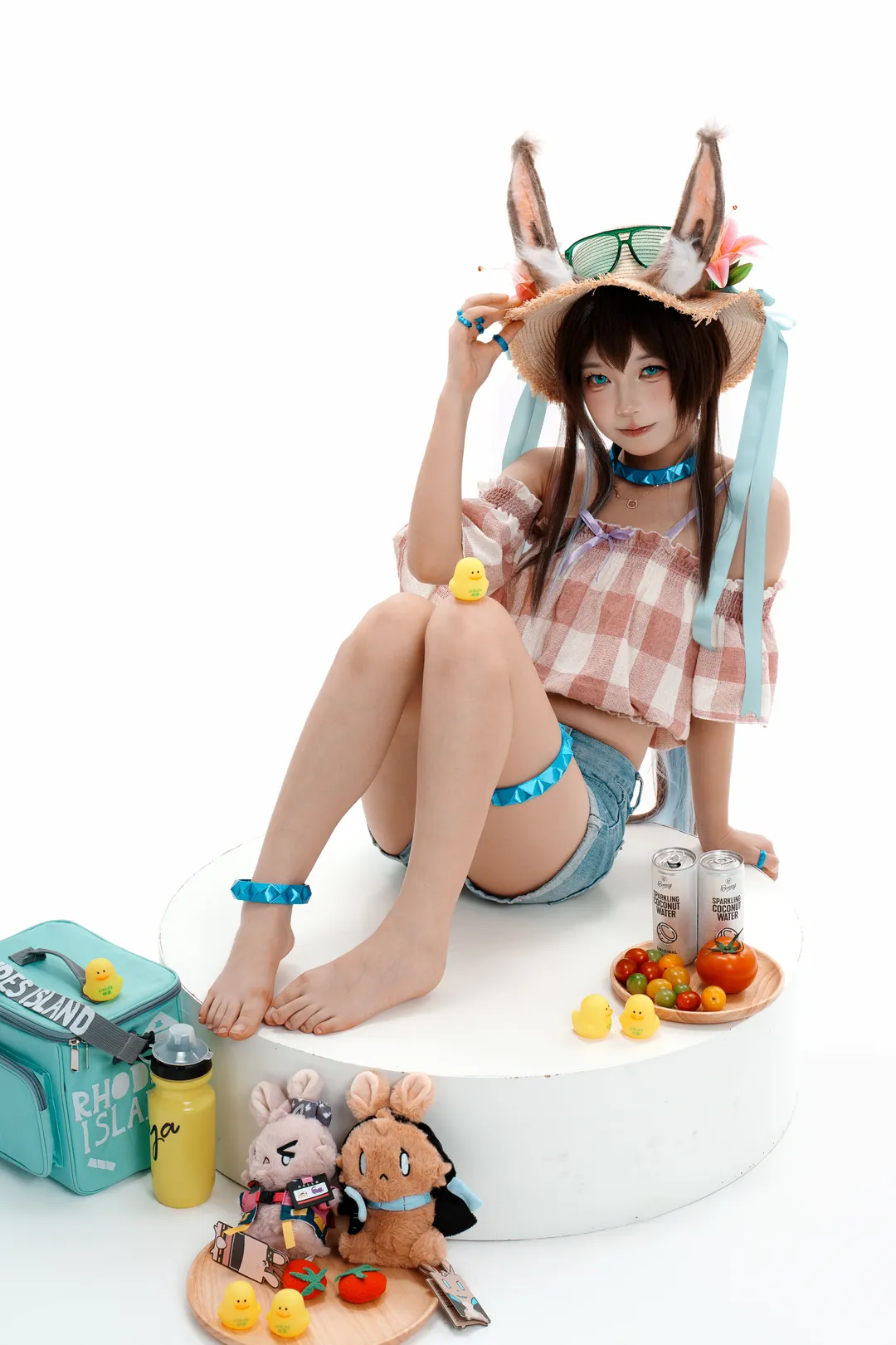 【阿米娅cos】夏日里的夏卉，从装扮到成片都超甜 - 第 3 张