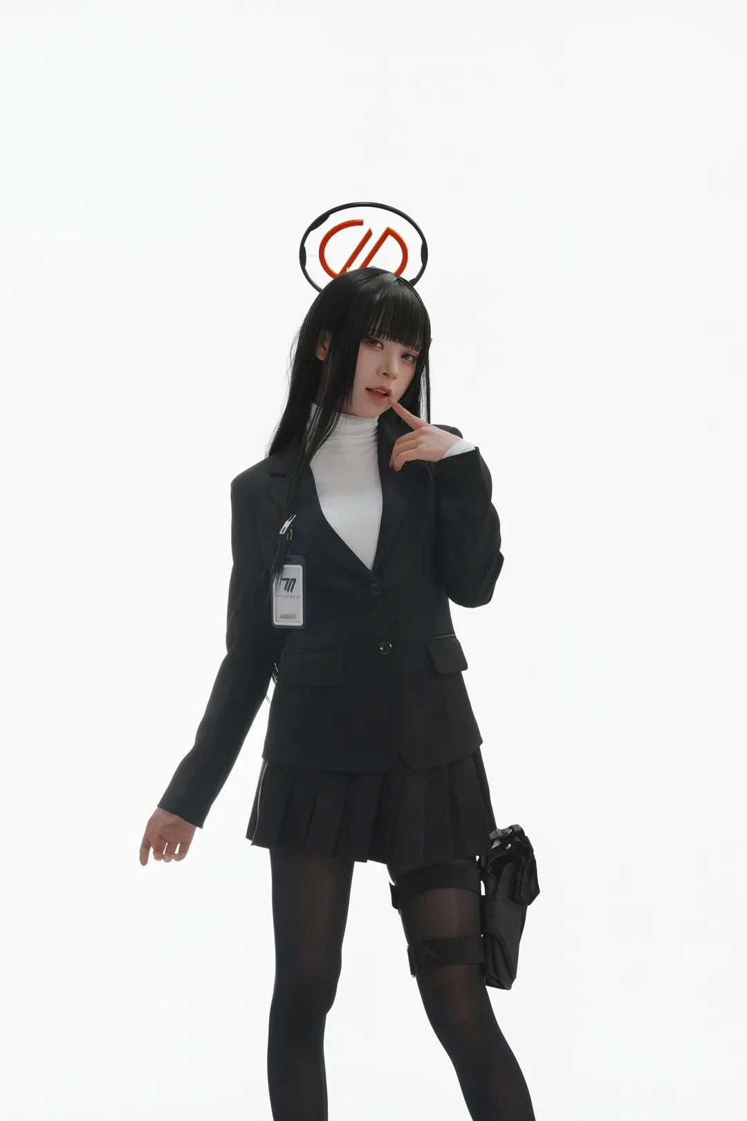 【调月莉音cos】碧蓝档案里的职场穿搭分享 - 第 8 张
