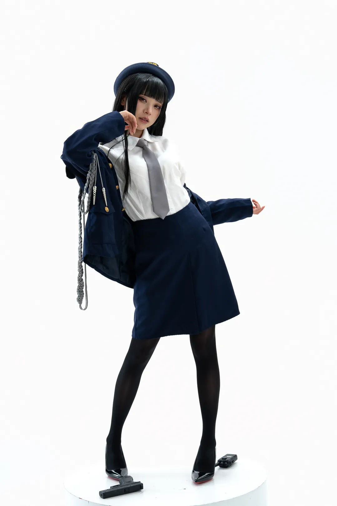 【调月莉音cos】碧蓝档案白棚制服私设拍摄 - 第 9 张
