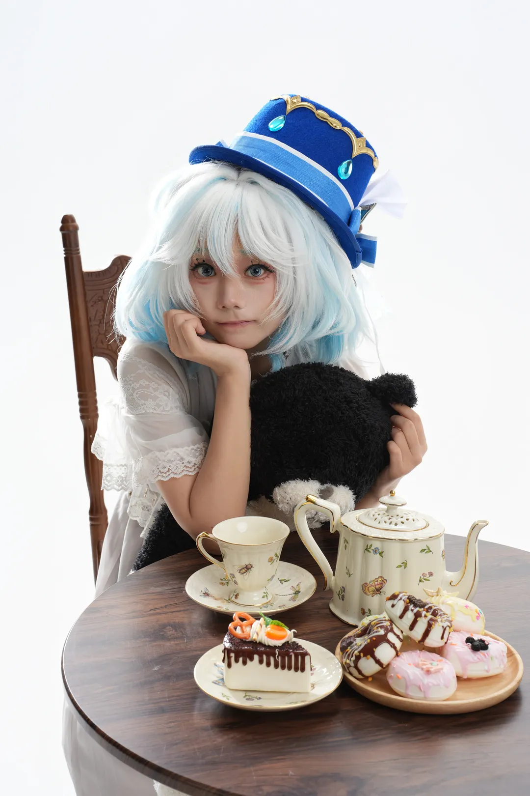 【芙宁娜cos】原神罗吉塔风格白棚下午茶记录 - 第 11 张