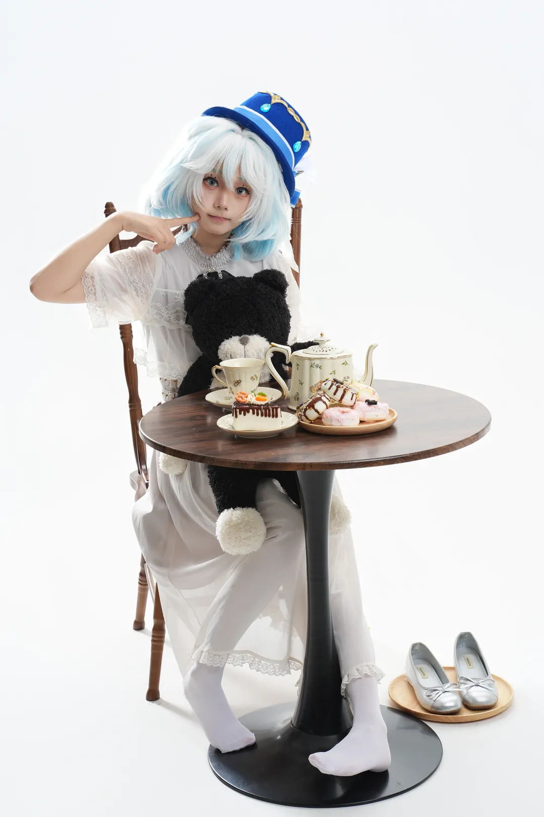 【芙宁娜cos】原神罗吉塔风格白棚下午茶记录 - 第 2 张
