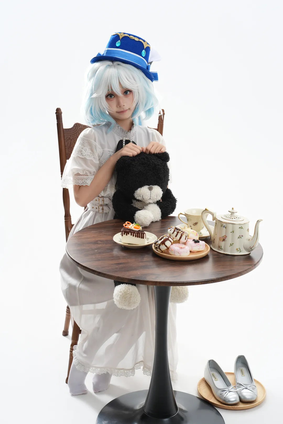 【芙宁娜cos】原神罗吉塔风格白棚下午茶记录 - 第 3 张