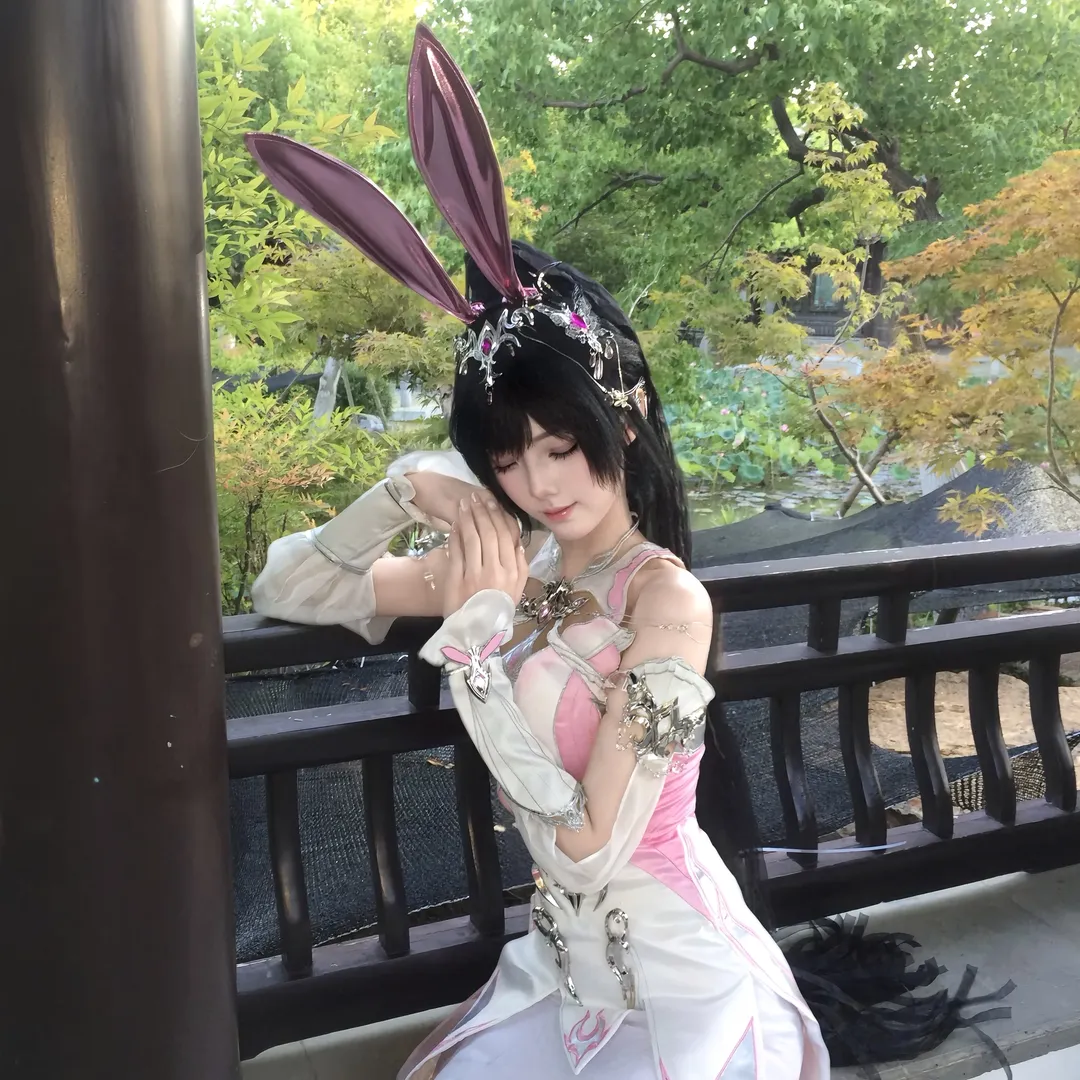 【小舞cos】斗罗大陆里的兔耳精灵 - 第 3 张