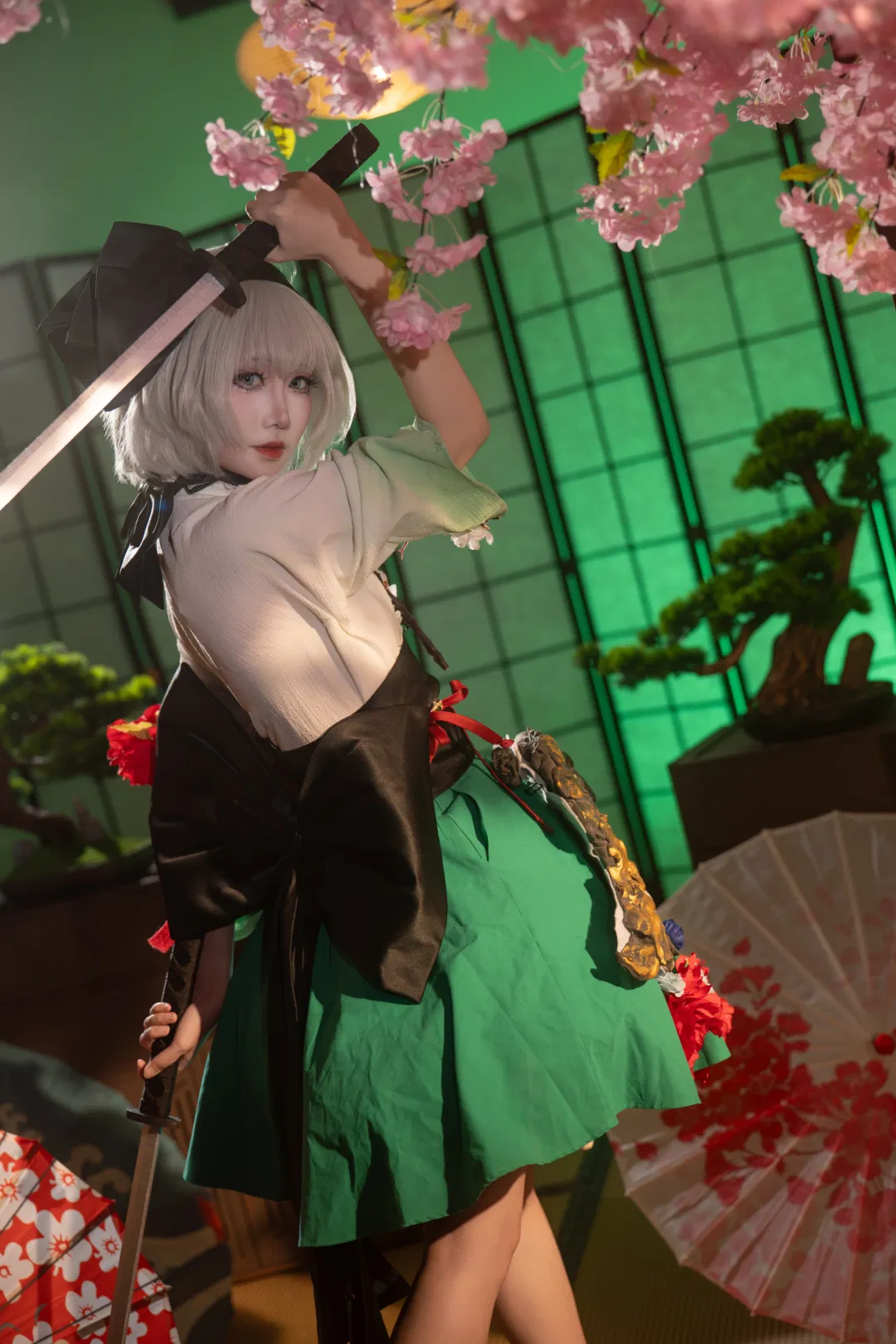 【魂魄妖夢cos】東方project半靈劍士的日式庭院斬擊 - 第 8 張
