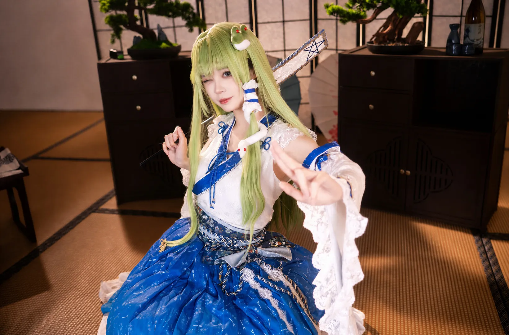 【东风谷早苗cos】东方Project巫女棚拍记录 - 第 1 张